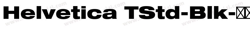 Helvetica TStd-Blk字体转换
